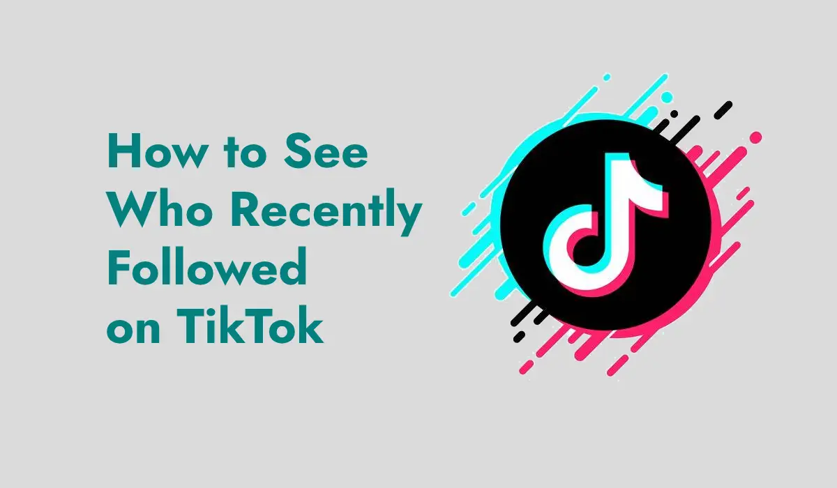 See Who Recently Followed on TikTok