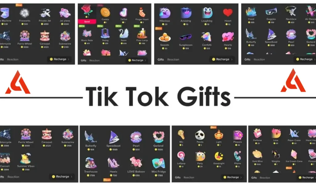 gifts worth on tiktok