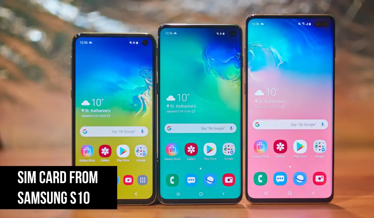 SIM Card from Samsung S10