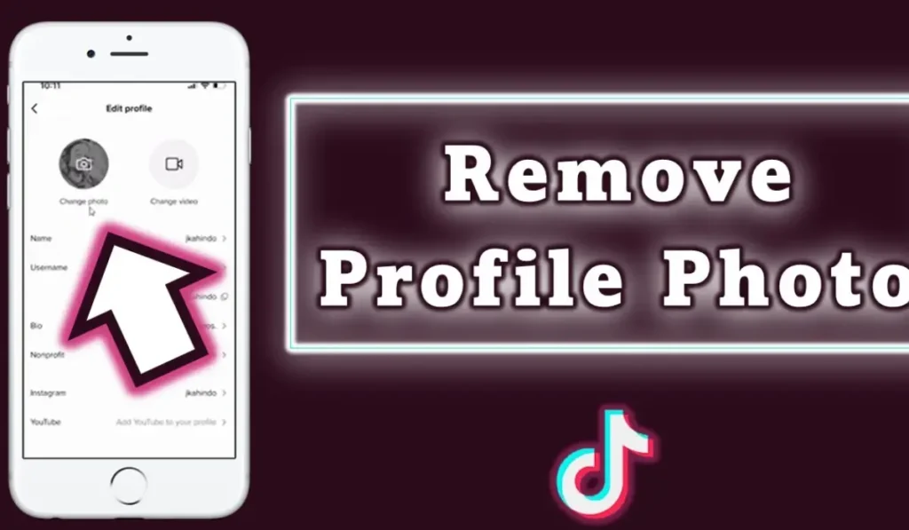 delete tiktok profile picture