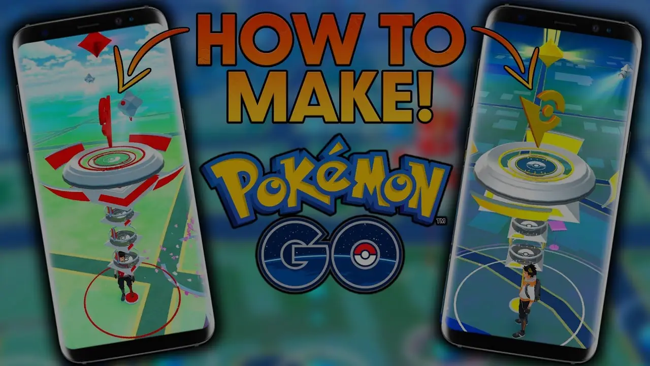 make a gym in pokemon go